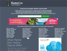 Tablet Screenshot of konturi.ro